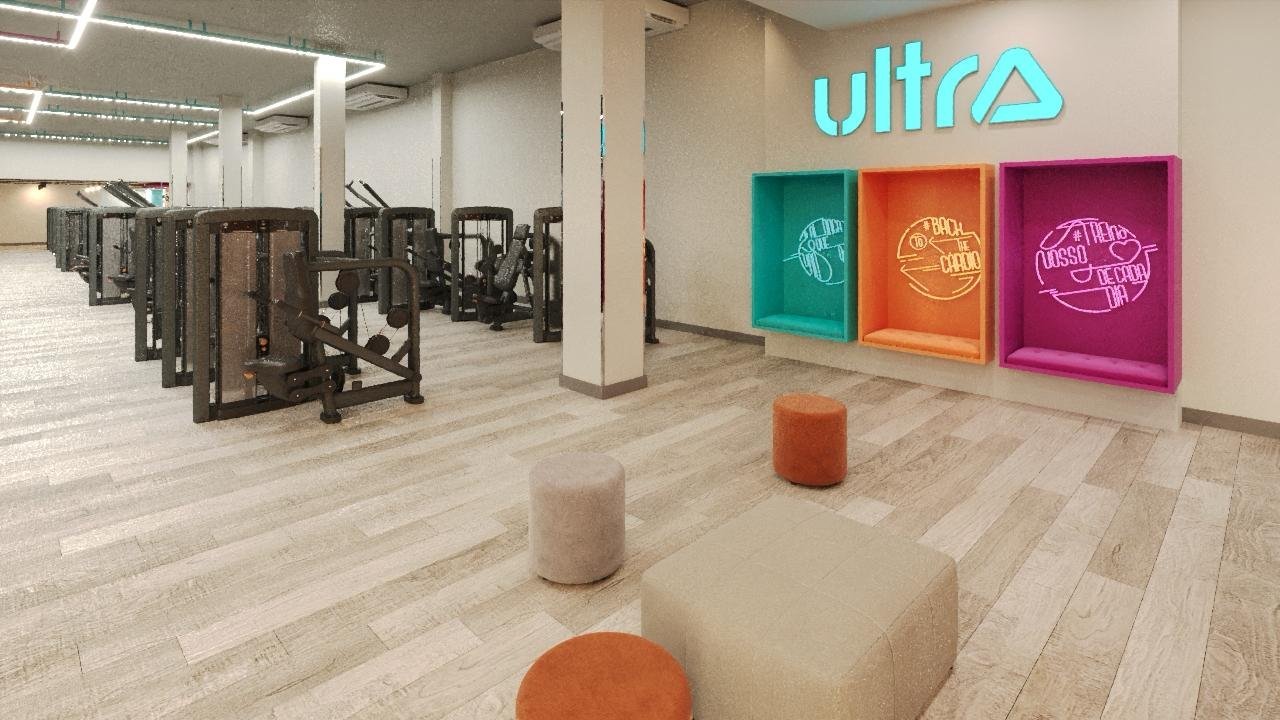 Espaço de musculação da Ultra Teixeira de Freitas
